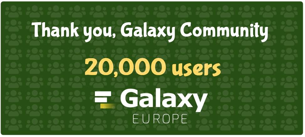 Project "Galaxy" has 20.000+ users 