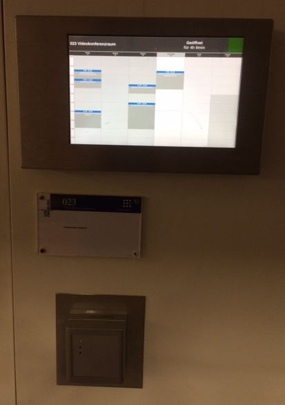 New calendar backend of electronic door signs